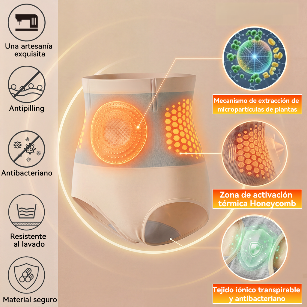 🔥🔥 GFOUK® 2026 Versión Mejorada Plus | ⚡️ Shorts Quemagrasas 4 en 1 con Moringa, Berberina y Micro-Partículas Esculpidoras