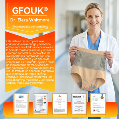 🔥🔥 GFOUK® 2026 Versión Mejorada Plus | ⚡️ Shorts Quemagrasas 4 en 1 con Moringa, Berberina y Micro-Partículas Esculpidoras